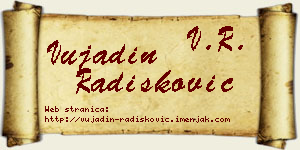 Vujadin Radišković vizit kartica